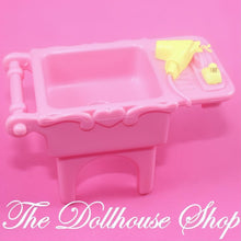 Fisher-Price Loving Family Dream Dollhouse Pink Pet Shop Sink Dog Bath-The Dollhouse Shop