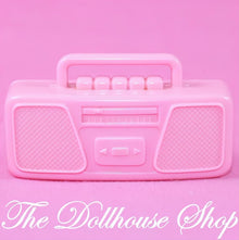 Fisher-Price Loving Family Dream Dollhouse Pink Stereo Radio Kids Bedroom-The Dollhouse Shop