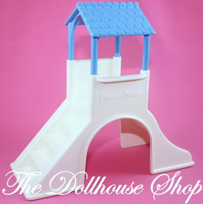 Fisher-Price Loving Family Dream Dollhouse Playground Backyard Slide-The Dollhouse Shop