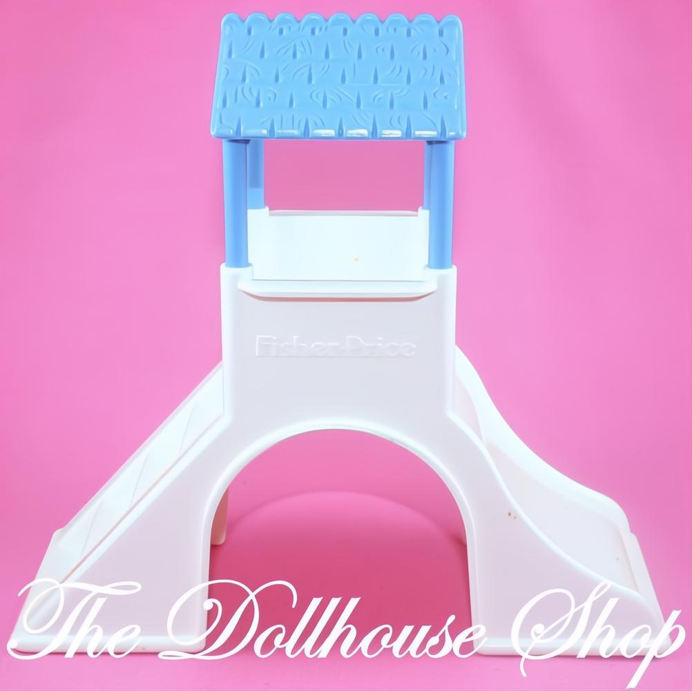 Fisher-Price Loving Family Dream Dollhouse Playground Backyard Slide-The Dollhouse Shop