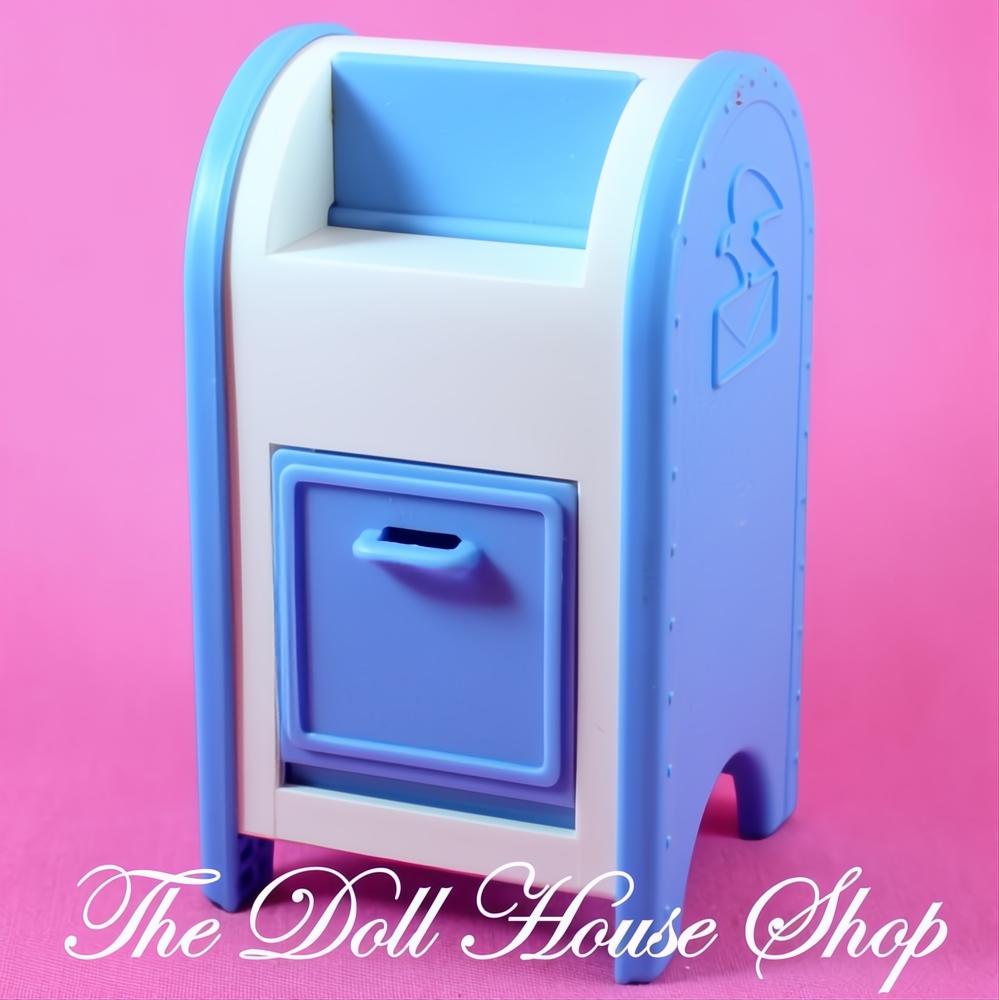 Fisher-Price Loving Family Dream Dollhouse Post Office Mailbox Carrier Letters-The Dollhouse Shop