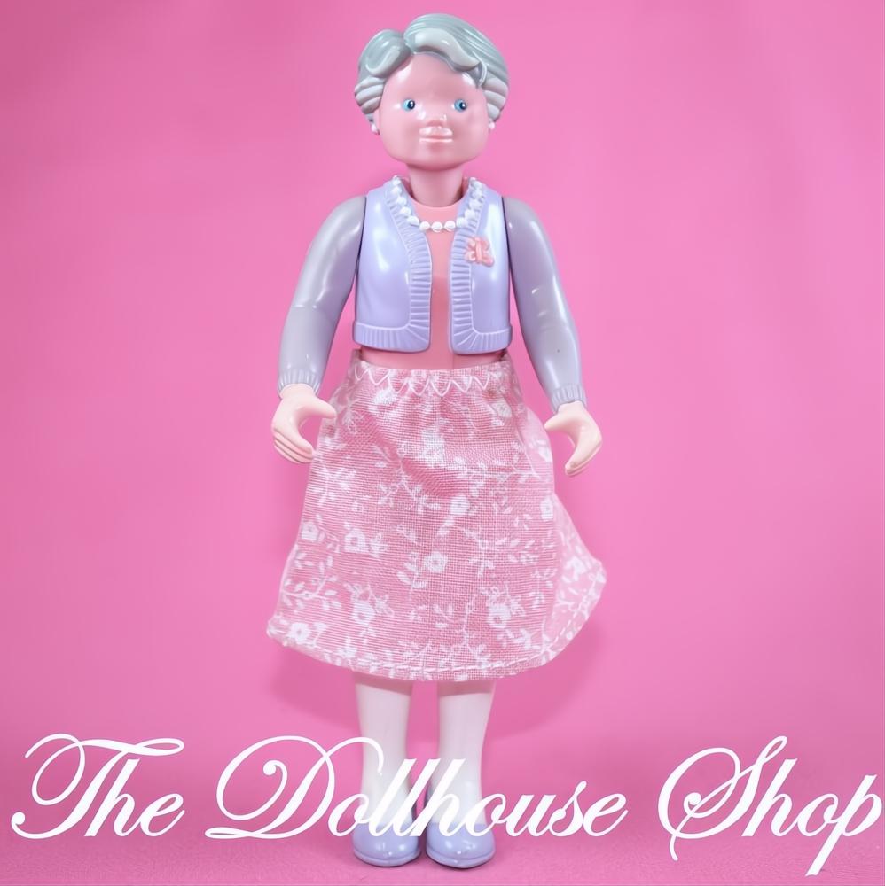 Fisher-Price Loving Family Dream Dollhouse Purple Grandma Grandmother-The Dollhouse Shop