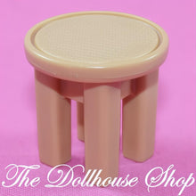 Fisher-Price Loving Family Dream Dollhouse Tan Camping Desk Stool Seat-The Dollhouse Shop