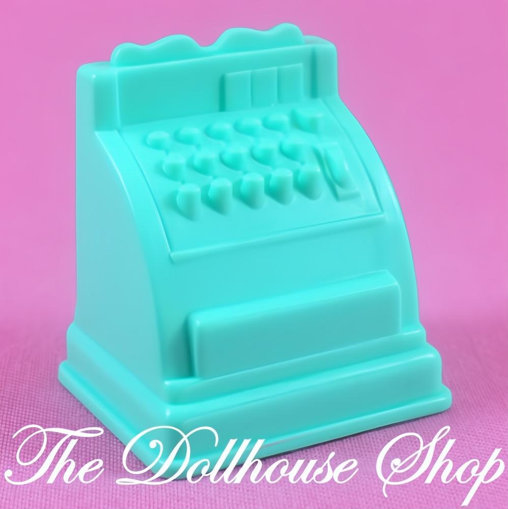 Fisher Price Loving Family Dream Dollhouse Teal Pet Dress Shop Cash Register-The Dollhouse Shop