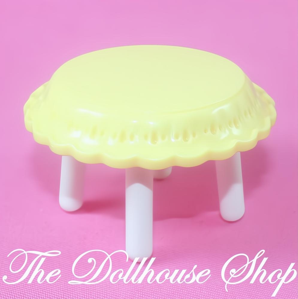 Fisher-Price Loving Family Dream Dollhouse Yellow Birthday Party Table-The Dollhouse Shop