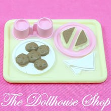 Fisher Price Loving Family Dream Dollhouse Yellow Milk Cookies Kitchen Food Tray-The Dollhouse Shop