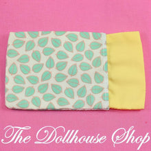 Fisher-Price Loving Family Dream Dollhouse Yellow Sleeping Bag Camping-The Dollhouse Shop