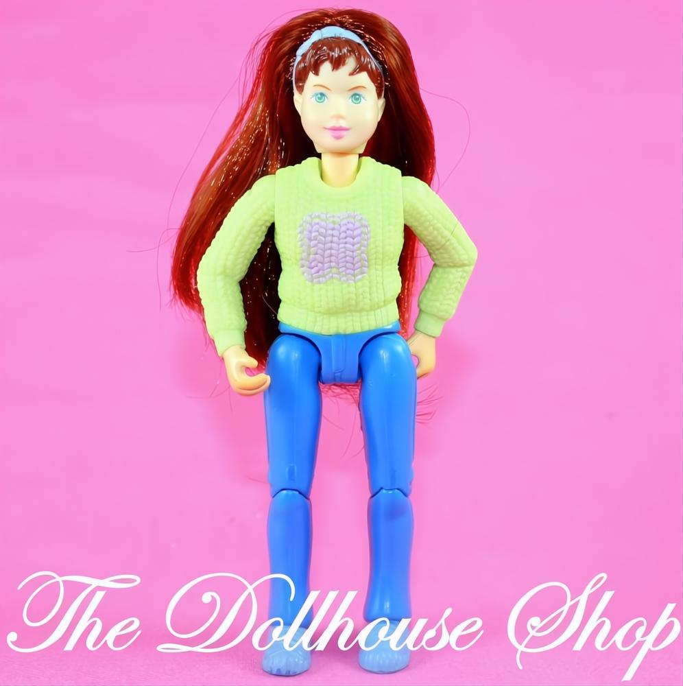 Fisher-Price Loving Family Friendship Horse Rider Teen Girl Doll Felicity Green Top-The Dollhouse Shop