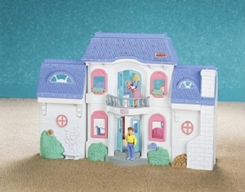 Fisher-Price Loving Family Dollhouse Green Hanging Baby Doll Single Swing-The Dollhouse Shop