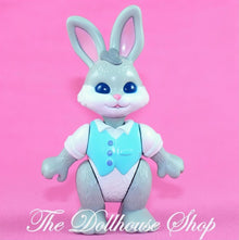 Fisher Price Loving Family Hideaway Hollow Dollhouse Grey Father Bunny Rabbit-The Dollhouse Shop