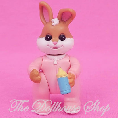Fisher Price Loving Family Hideaway Hollow Dollhouse Pink Baby Bunny Rabbit-The Dollhouse Shop