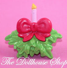 Fisher Price Loving Family Holiday Dollhouse Candle Window Bow New-The Dollhouse Shop