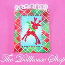 Fisher Price Loving Family Holiday Dollhouse Christmas Crib Blanket-The Dollhouse Shop