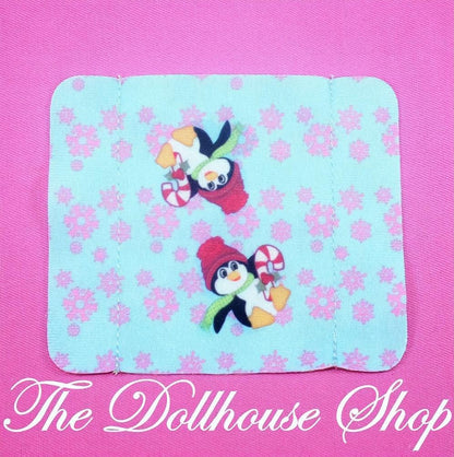 Fisher Price Loving Family Holiday Dollhouse Christmas Kids Bed Sheet-The Dollhouse Shop