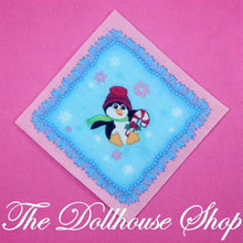 Fisher Price Loving Family Holiday Dollhouse Christmas Penguin Rug-The Dollhouse Shop