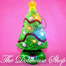 Fisher Price Loving Family Home Holiday Dollhouse Light Up Christmas Tree-The Dollhouse Shop