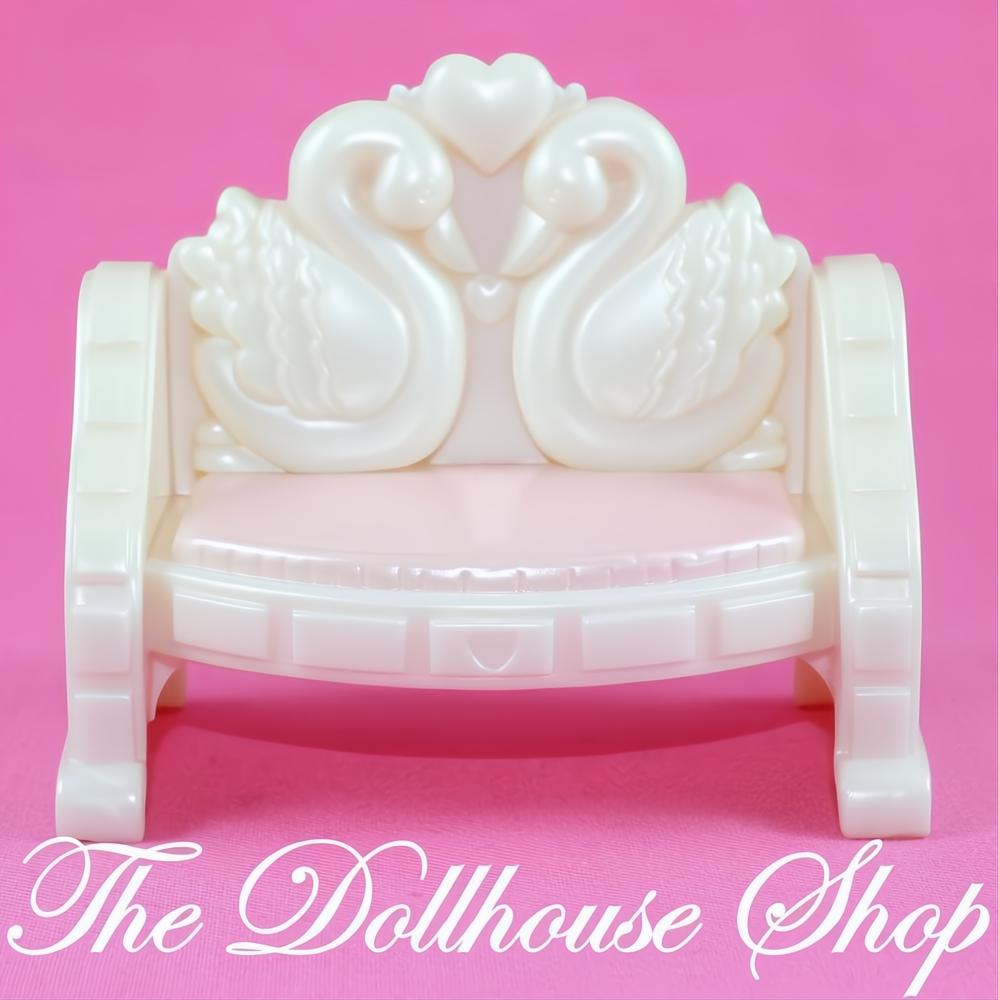 Fisher Price Loving Family Once Upon A Dream Dollhouse Castle Swan Seat-The Dollhouse Shop