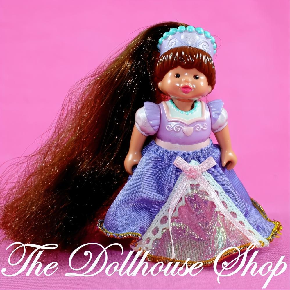 Fisher Price Loving Family Once upon a Dream Dollhouse Princess Girl brown hair-The Dollhouse Shop