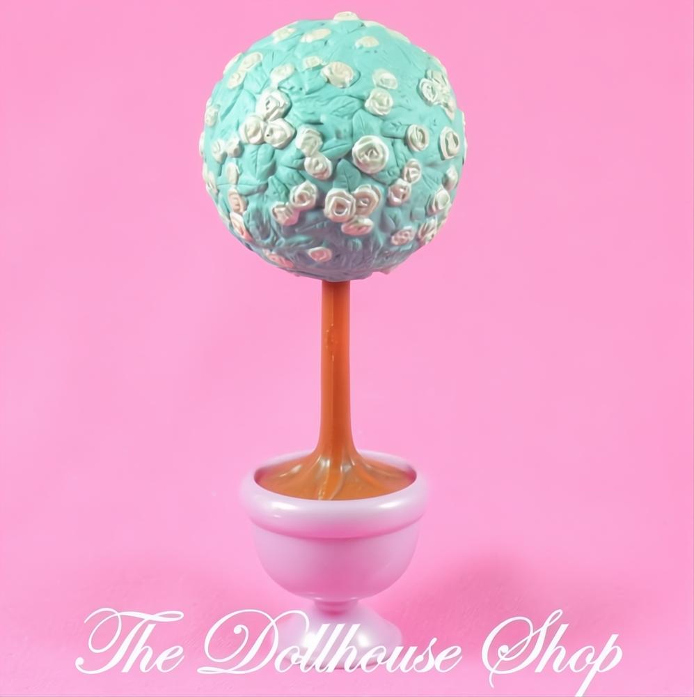 Fisher Price Loving Family Once upon a Dream Dollhouse Topiary Tree Potted Plant-The Dollhouse Shop
