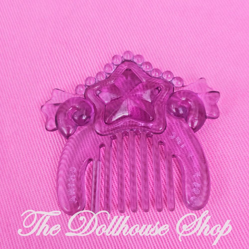Fisher-Price Loving Family Once Upon A Dream Dress-Up Pony Purple Star Comb-The Dollhouse Shop