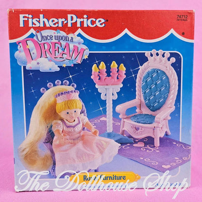Fisher-Price Loving Family Once Upon A Dream Palace Royal Furniture-The Dollhouse Shop