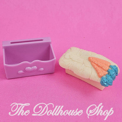 Fisher-Price Loving Family Once Upon a Dream Stable Feed Trough Hay Bale-The Dollhouse Shop