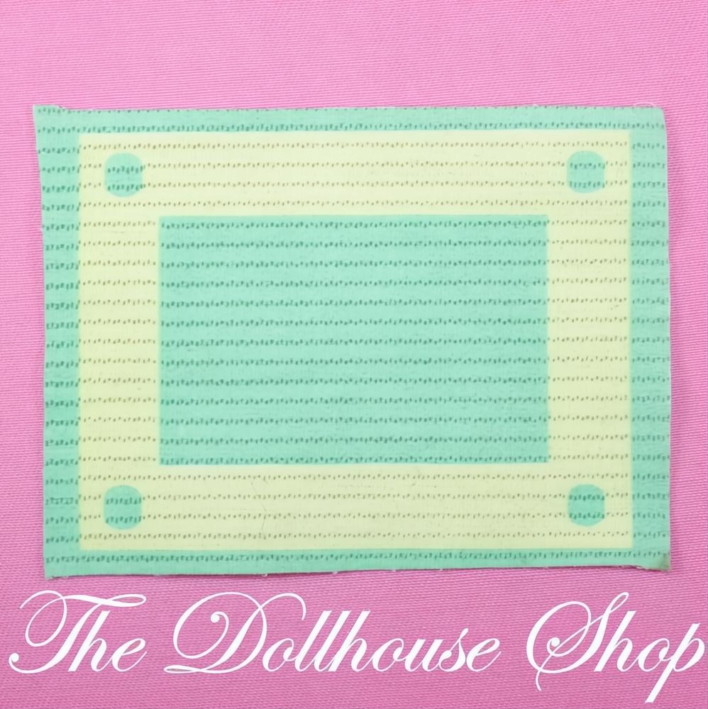 Fisher Price Loving Family Special Edition Townhouse Dollhouse Floor Rug Living Room-The Dollhouse Shop