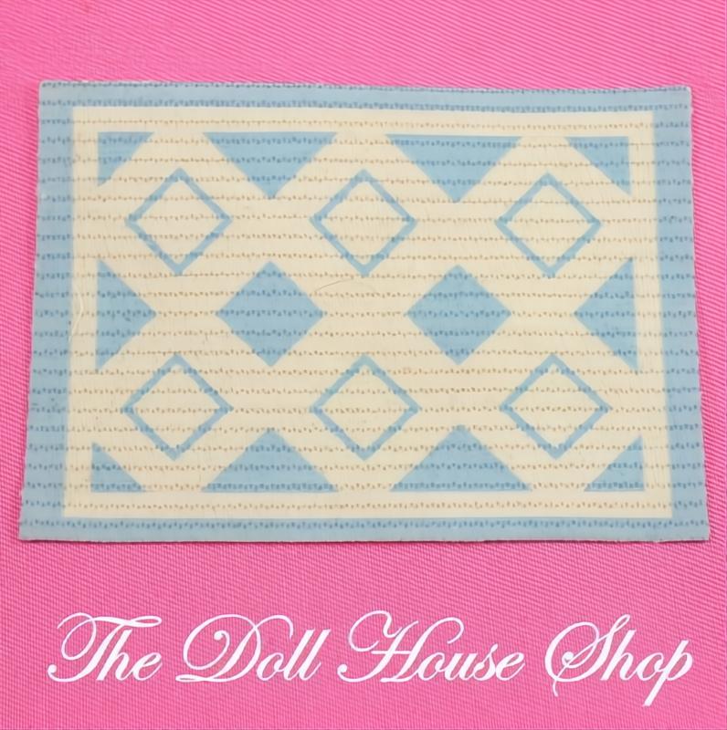 Fisher Price Loving Family Special Edition Townhouse Dollhouse Floor Rug Living Room-The Dollhouse Shop