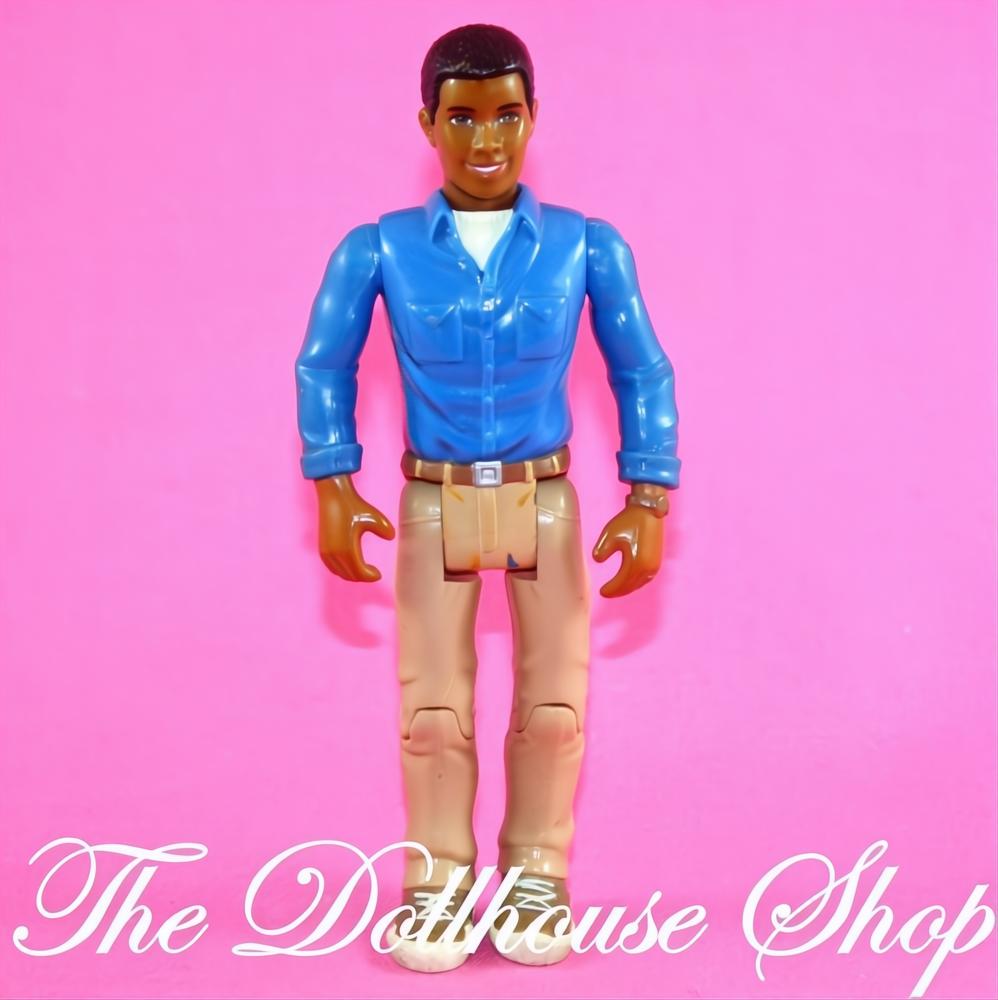Fisher Price Loving Family Sweet Sounds Dollhouse African American Dad Doll-The Dollhouse Shop