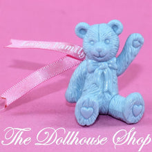 Fisher Price Loving Family Sweet Sounds Dollhouse Blue Teddy Bear Kids Bedroom-The Dollhouse Shop
