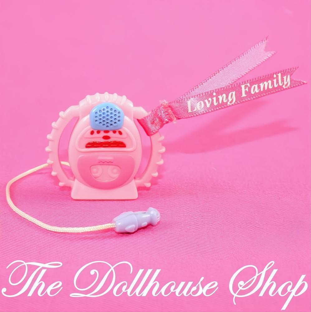 Fisher Price Loving Family Sweet Sounds Dollhouse Pink Karaoke Doll Stereo Radio-The Dollhouse Shop