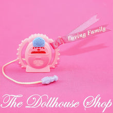 Fisher Price Loving Family Sweet Sounds Dollhouse Pink Karaoke Doll Stereo Radio-The Dollhouse Shop