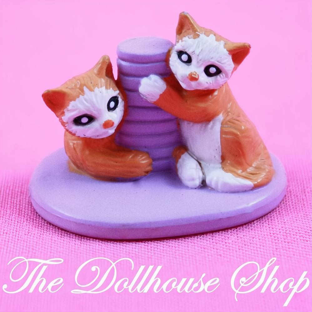 Fisher Price Loving Family Sweet Streets Dollhouse 2 Playful Kitten cat Pet shop-The Dollhouse Shop