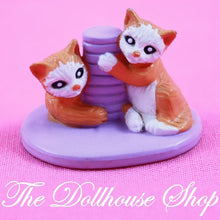 Fisher Price Loving Family Sweet Streets Dollhouse 2 Playful Kitten cat Pet shop-The Dollhouse Shop
