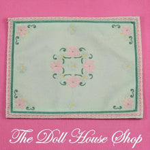 Fisher Price Loving Family Townhouse Dollhouse Living Room Floor Rug Green-The Dollhouse Shop