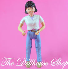 Fisher Price Loving Family Twin Time Dollhouse Asian Mother Mom Doll Black Hair-The Dollhouse Shop