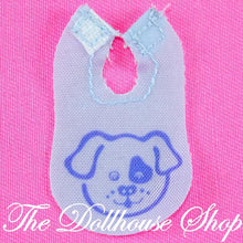 Fisher Price Loving Family Twin Time Dollhouse Blue Baby Boy Doll Bib Feeding Nursery-The Dollhouse Shop