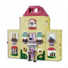 Fisher Price Loving Family Twin Time Dollhouse Green White Window Awning-The Dollhouse Shop