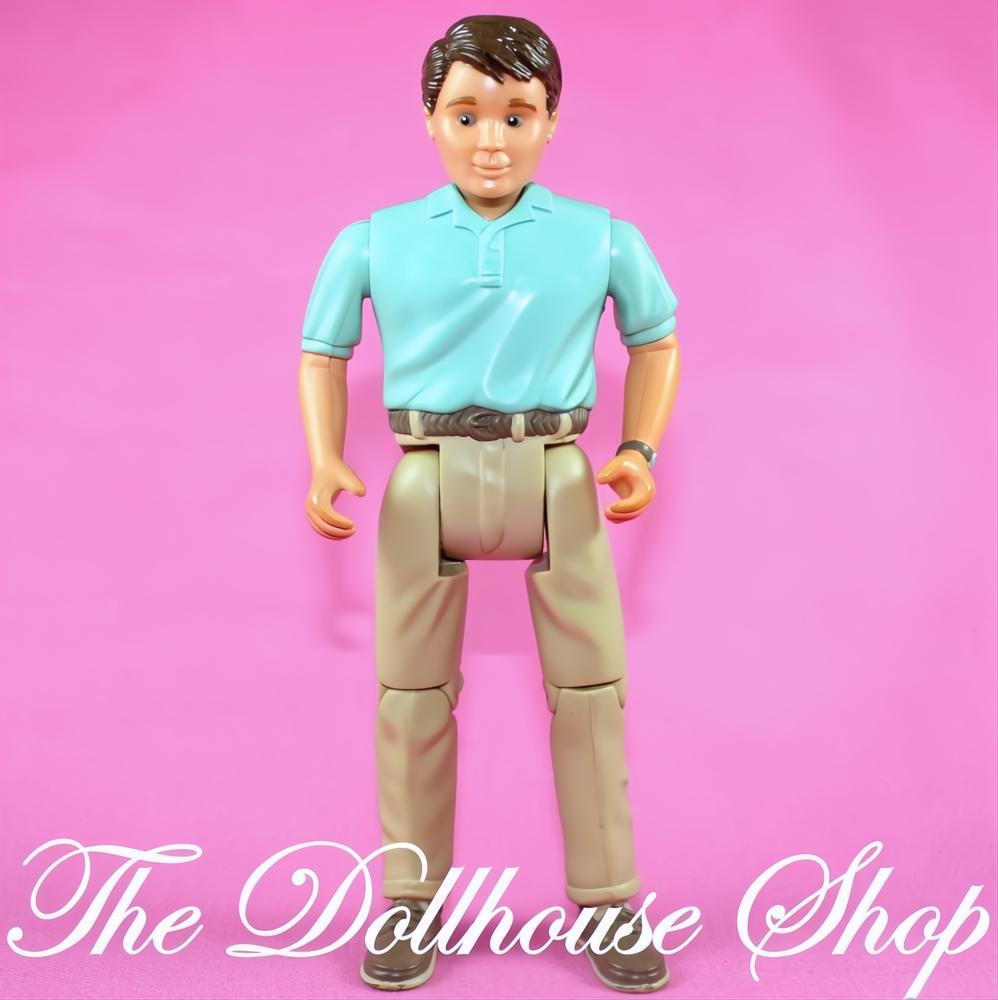 Fisher-Price Loving Family Twin Time Dollhouse Hispanic Brunette Dad-The Dollhouse Shop