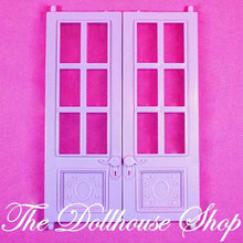 Fisher-Price Loving Family Twin Time Dollhouse Replacement Side Purple Doors-The Dollhouse Shop