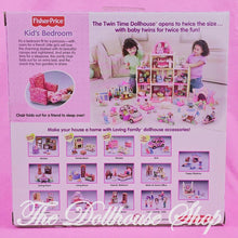 Fisher-Price Loving Family Twin Time Kids Bedroom Set – New in Box (2005)-The Dollhouse Shop