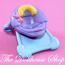 Fisher Price My First Dollhouse Blue Purple Baby Doll Chair Seat-The Dollhouse Shop