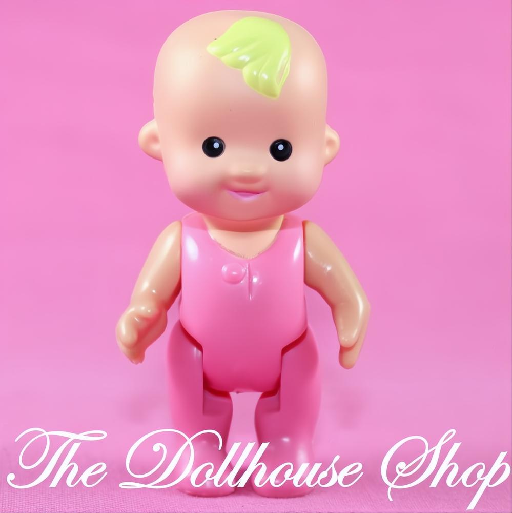 Fisher Price My First Dollhouse Pink Baby Doll blonde hair-The Dollhouse Shop