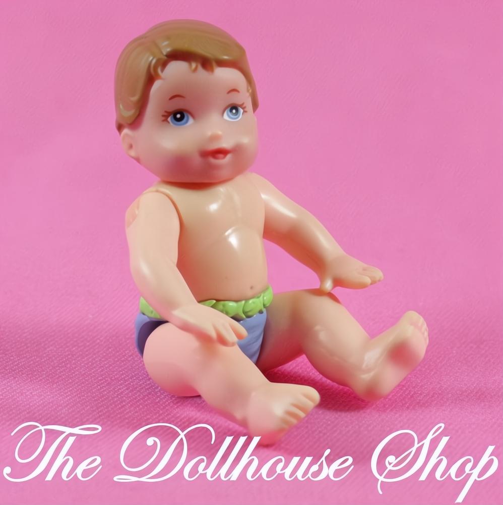Fisher Price New Additions Loving Family Dollhouse Nursery Baby Boy Girl Doll-The Dollhouse Shop
