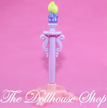 Fisher Price Once upon a Dream Castle Dollhouse Purple Candle Stick lamp-The Dollhouse Shop
