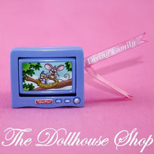Fisher Price Sweet Sounds Loving Family Dollhouse Television TV Living Room-The Dollhouse Shop