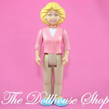 Little Tikes Dollhouse Blonde Mother Mom Doll People Woman pink top-The Dollhouse Shop