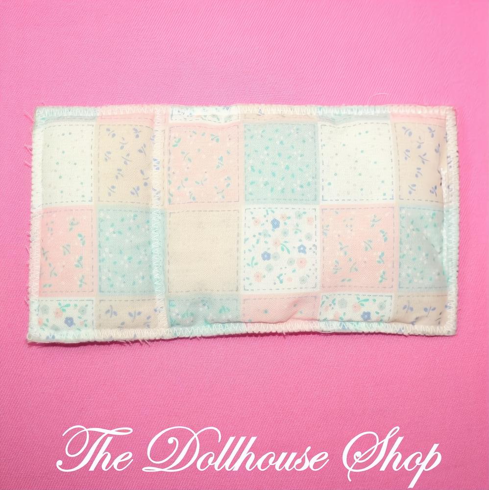 Little Tikes Grand Mansion Dollhouse Floral Single Bed sheet Blanket-The Dollhouse Shop