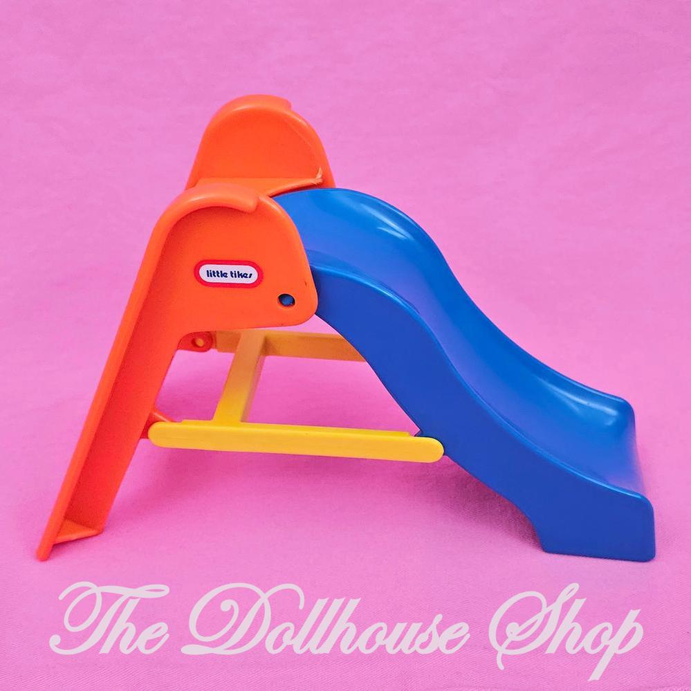 Little Tikes Place Dollhouse Miniatures Playground Equipment Slide-The Dollhouse Shop