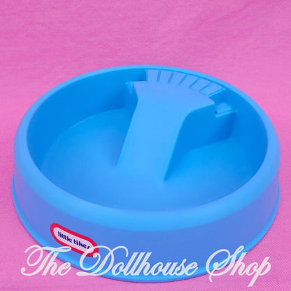 Little Tikes Place Dollhouse Miniatures Round Blue Pool for Backyard-The Dollhouse Shop